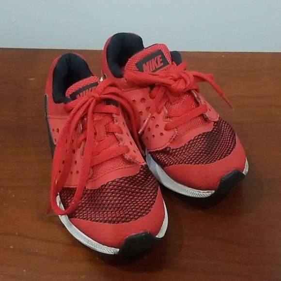 Nike Other - Nike downshifter 7 red, black 13c boy's sneakers